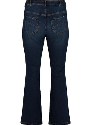 Ellen bootcut jeans, Dark blue denim, Packshot image number 1