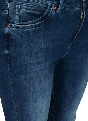 Ekstra slim Amy jeans, Blue denim, Packshot image number 2