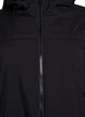 Let vatteret parka med h&aelig;tte , Sort, Packshot image number 2
