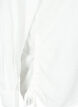 Skjorte i viskose med rynkedetalje, Bright White, Packshot image number 3