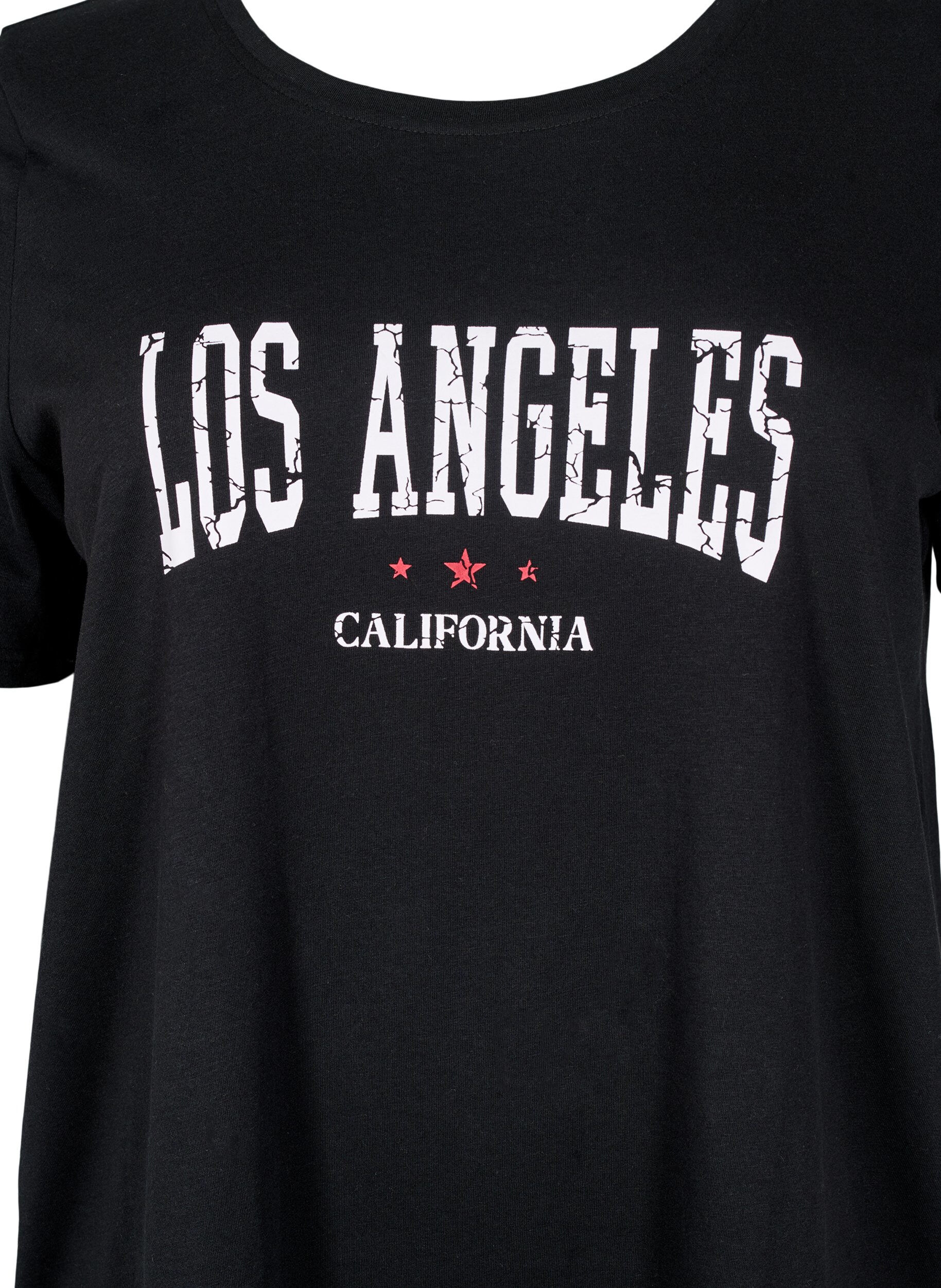 Zizzi FLASH - T-shirt med motiv, Sort, Packshot image number 2