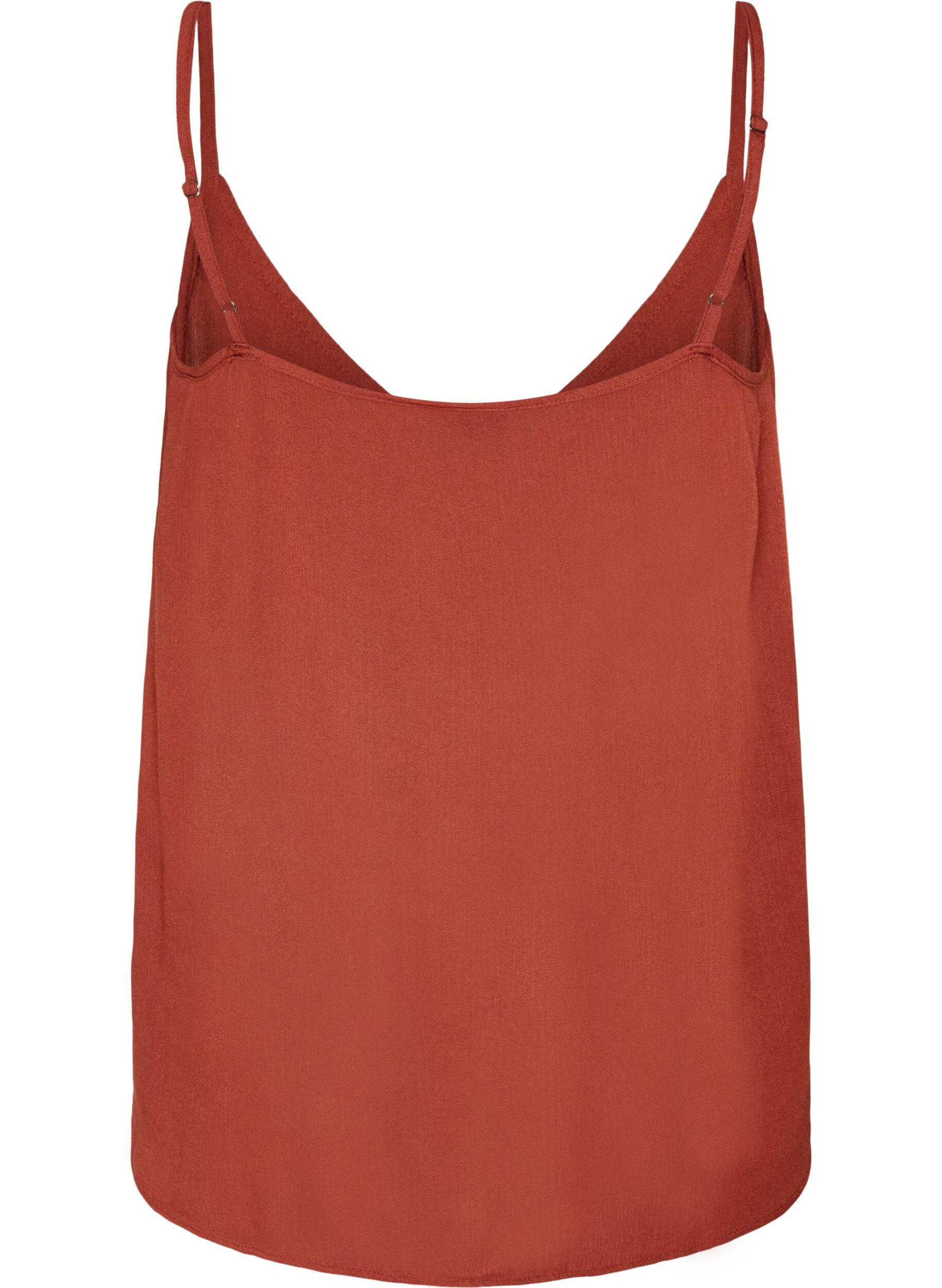 ZizziStrop top i viskose, R&oslash;d, Packshot image number 1