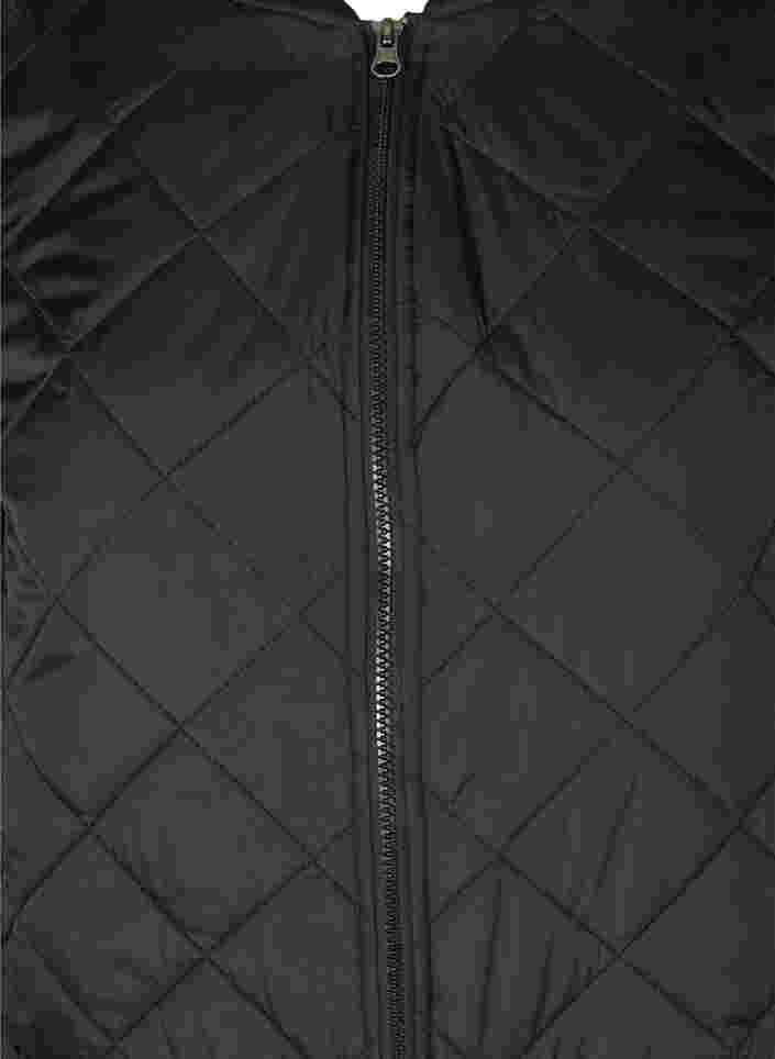 Quiltet 2-i-1 jumpsuit med lommer, Black, Packshot image number 2