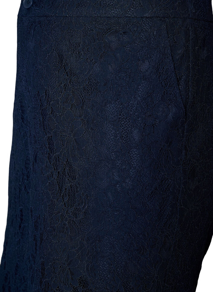 Bermudashorts i blonde med h&oslash;j talje, Bl&aring;, Packshot image number 2