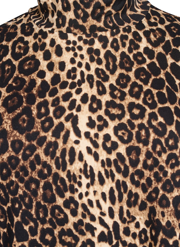 FLASH - Langærmet bluse med turtleneck, Sort, Packshot image number 2