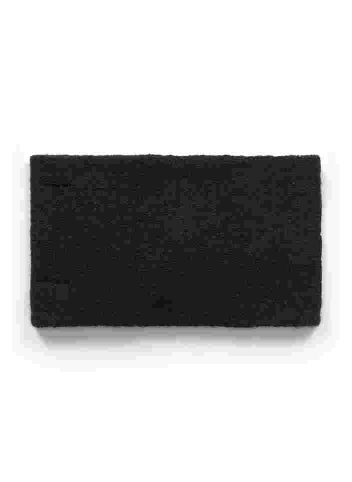 Strikket pandebånd, Black, Packshot image number 1
