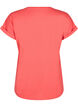 Kort&aelig;rmet t-shirt i bomuldsblanding, R&oslash;d, Packshot image number 1