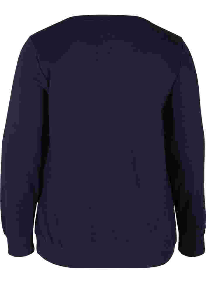 Jule sweatshirt , Night Sky Snow, Packshot image number 1