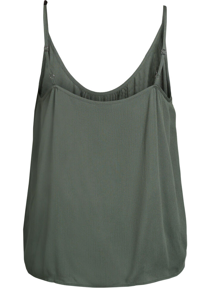 Strop top i viskose, Gr&oslash;n, Packshot image number 1