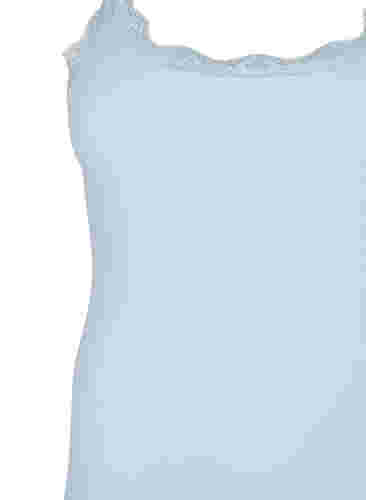 Top med blondekant, Cashmere Blue, Packshot image number 2