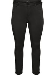 Emily Stay Black jeans med regul&aelig;r taljeh&oslash;jde, Sort
