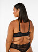 Full cover bh med polstrede stropper, Sort, Model image number 1