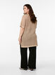 FLASH - Kortærmet strikbluse med v-hals, Beige, Model image number 2