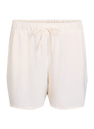 Shorts med lommer og elastik i taljen, Vanilla