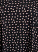 Kort&aelig;rmet bomuldskjole med print, Brun, Packshot image number 2
