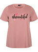 T-shirt med motiv, Lyser&oslash;d, Packshot image number 0