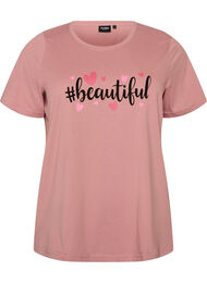 T-shirt med motiv, Lyser&oslash;d