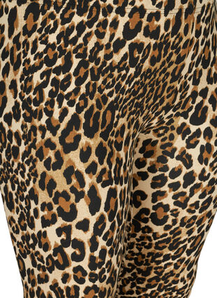 Viskose leggings med leopardprint, LEO AOP, Packshot image number 2