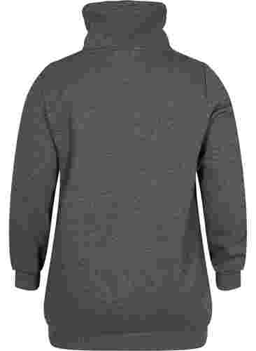 Graviditets sweatshirt med ammefunktion, Dark Grey Melange, Packshot image number 1