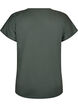 L&oslash;s tr&aelig;nings t-shirt med V-hals, Gr&oslash;n, Packshot image number 1
