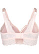 Bralette med stringdetalje og blød vattering , Peach Blush, Packshot image number 1