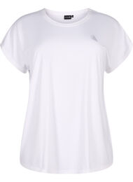 Kortærmet trænings t-shirt, Bright White