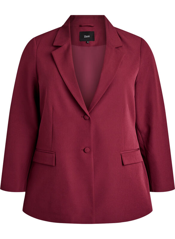 Klassisk Blazer Med Knaplukning