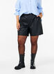Løse shorts i imiteret læder, Black, Model image number 2