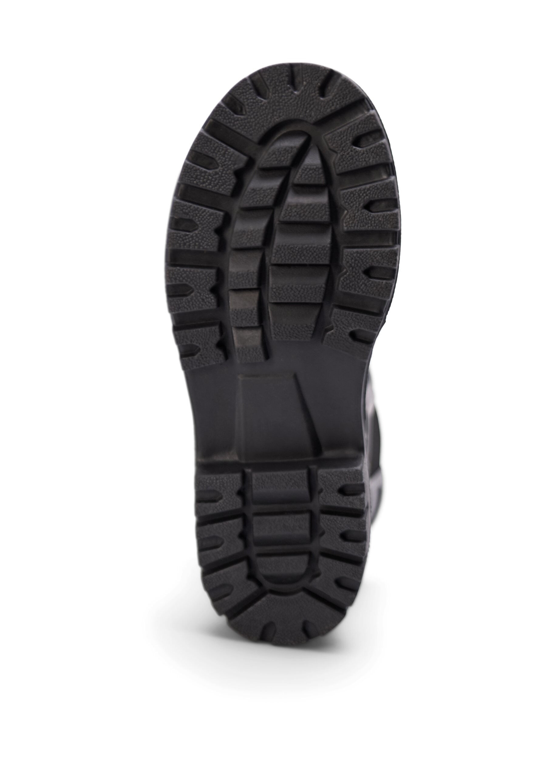 Zizzi Wide fit - Kort gummist&oslash;vle med print, B. Teal Flower AOP, Packshot image number 5