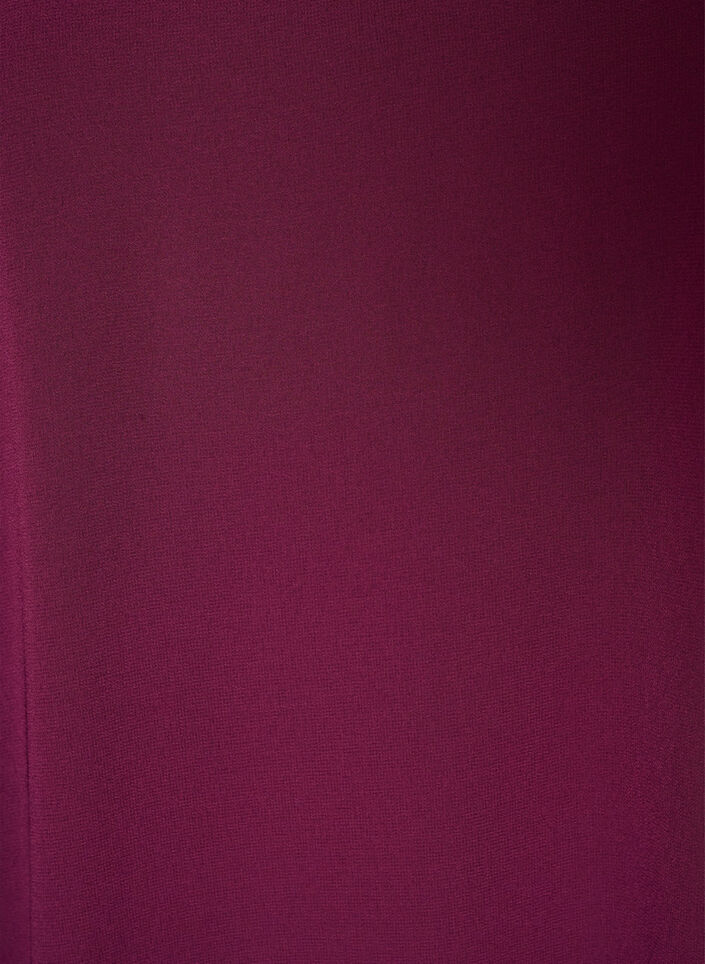 Kort chiffonkjole med V-udsk&aelig;ring, Lilla, Packshot image number 2