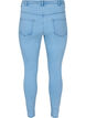 Cropped Amy jeans med lynl&aring;sdetalje, Bl&aring;, Packshot image number 1