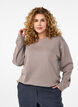 FLASH - Sweatshirt med rund hals , Beige, Model image number 0