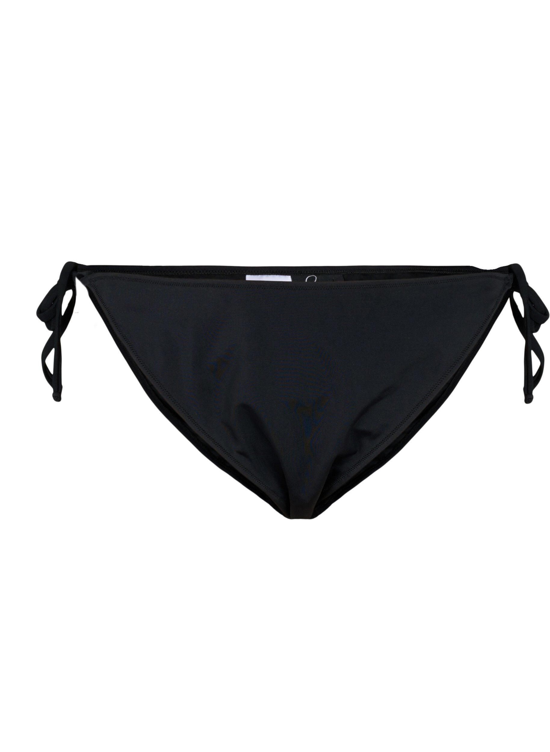 Zizzi Bikini trusse med bindesn&oslash;re, Black, Packshot image number 0