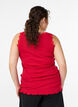 Top med blondekant, R&oslash;d, Model image number 2