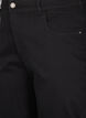 Cropped Vera jeans med straight fit, Sort, Packshot image number 2