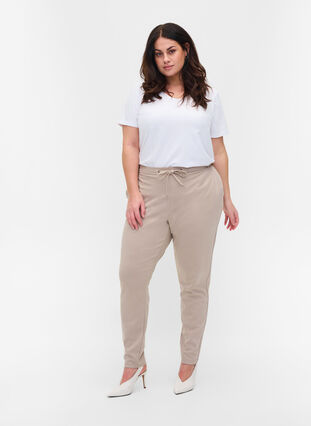Bukser med lommer og snøre, Pure Cashmere, Model image number 0