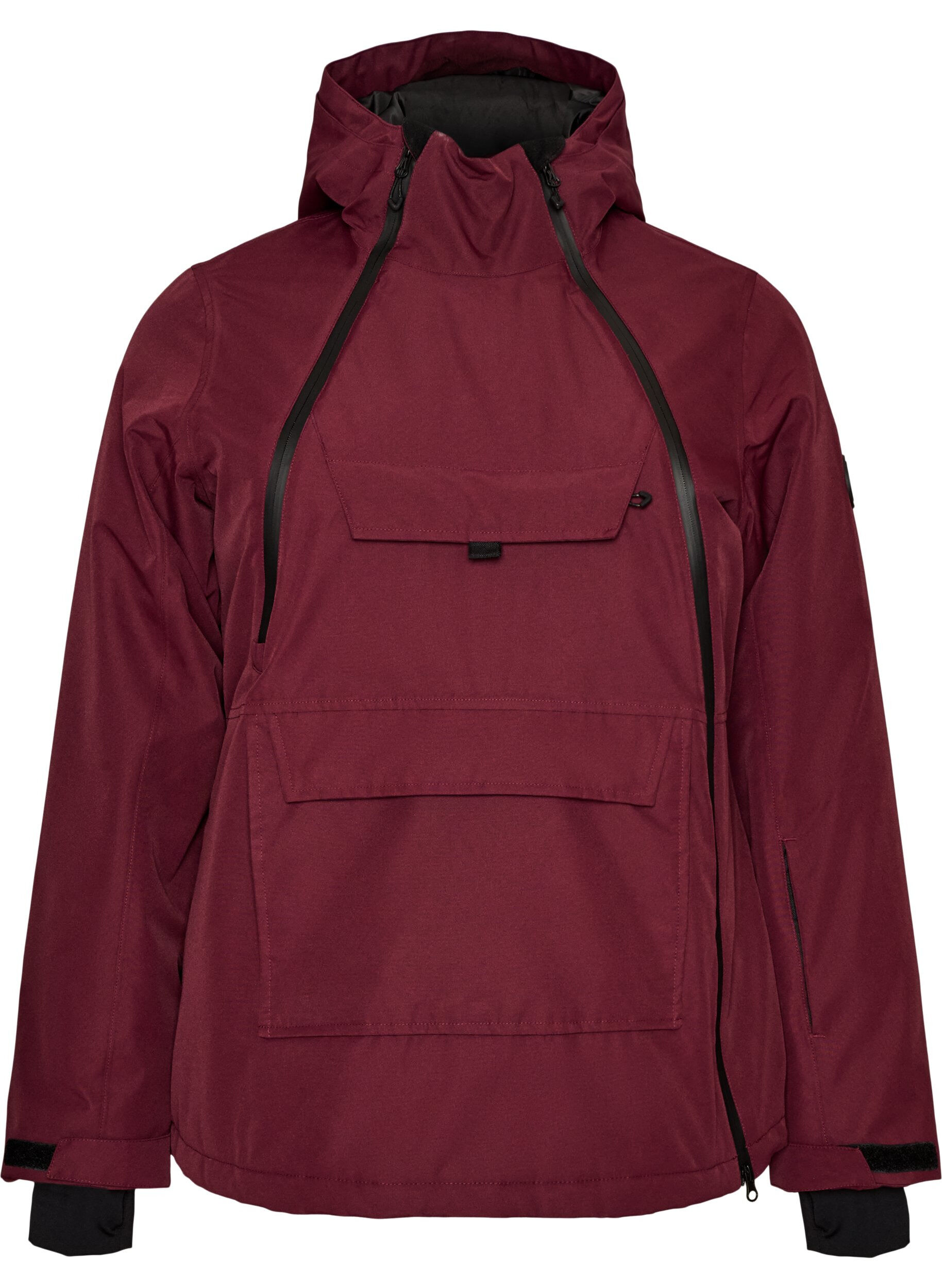 Funktionel ski anorak med h&aelig;tte