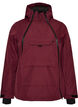 Funktionel ski anorak med h&aelig;tte, R&oslash;d, Packshot image number 0