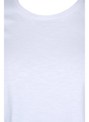 2-pak kortærmet t-shirt i bomuld, Bright White/Blush, Packshot image number 2