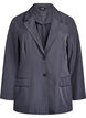 Blazer med lommer og slids, Gr&aring;, Packshot image number 0