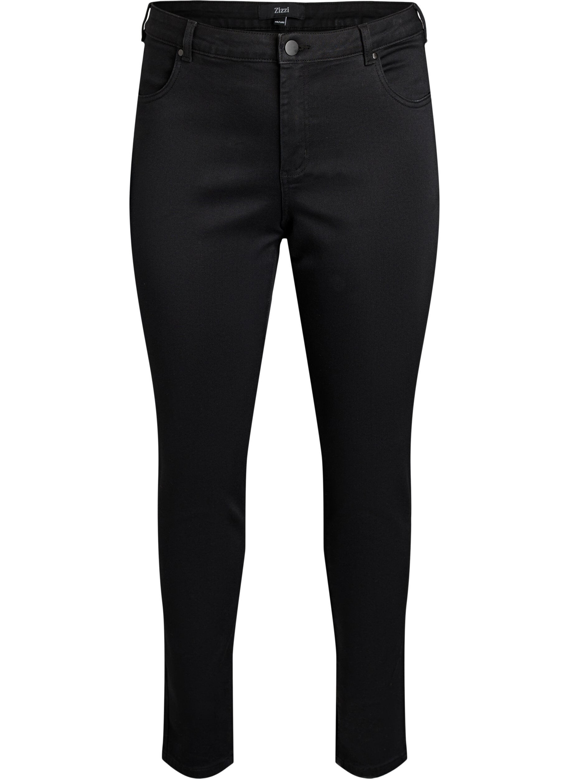 Slim fit Emily jeans med regul&aelig;r talje