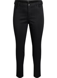 Slim fit Emily jeans med regul&aelig;r talje, Sort