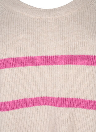 Ribstrikket trøje med striber, P.Stone/Rasp.R.Mel., Packshot image number 2