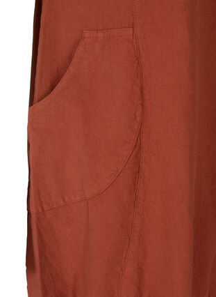 Kortærmet kjole i bomuld, Arabian Spice, Packshot image number 3