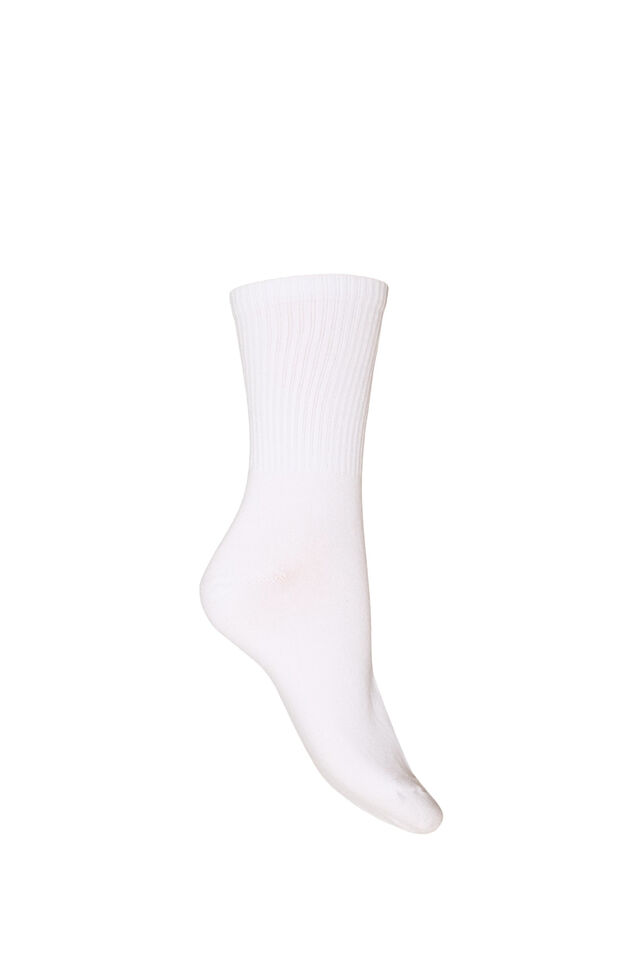 Bomuldsstr&oslash;mper med motiv, Hvid, Packshot image number 1