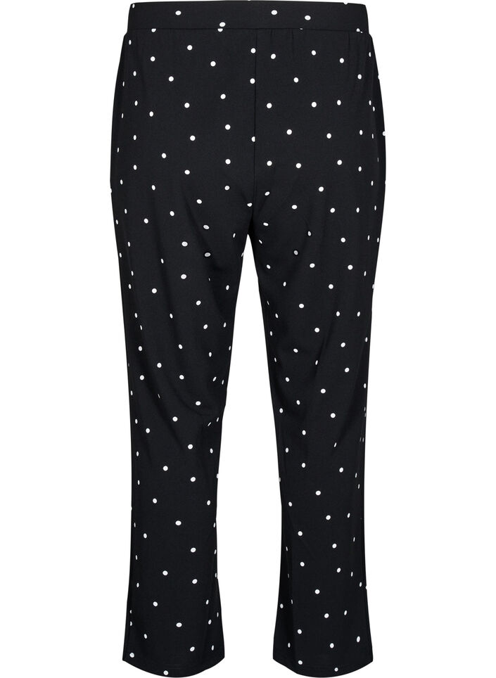 Bukser med straight fit, Sort, Packshot image number 1