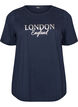 T-shirt med motiv, Bl&aring;, Packshot image number 0