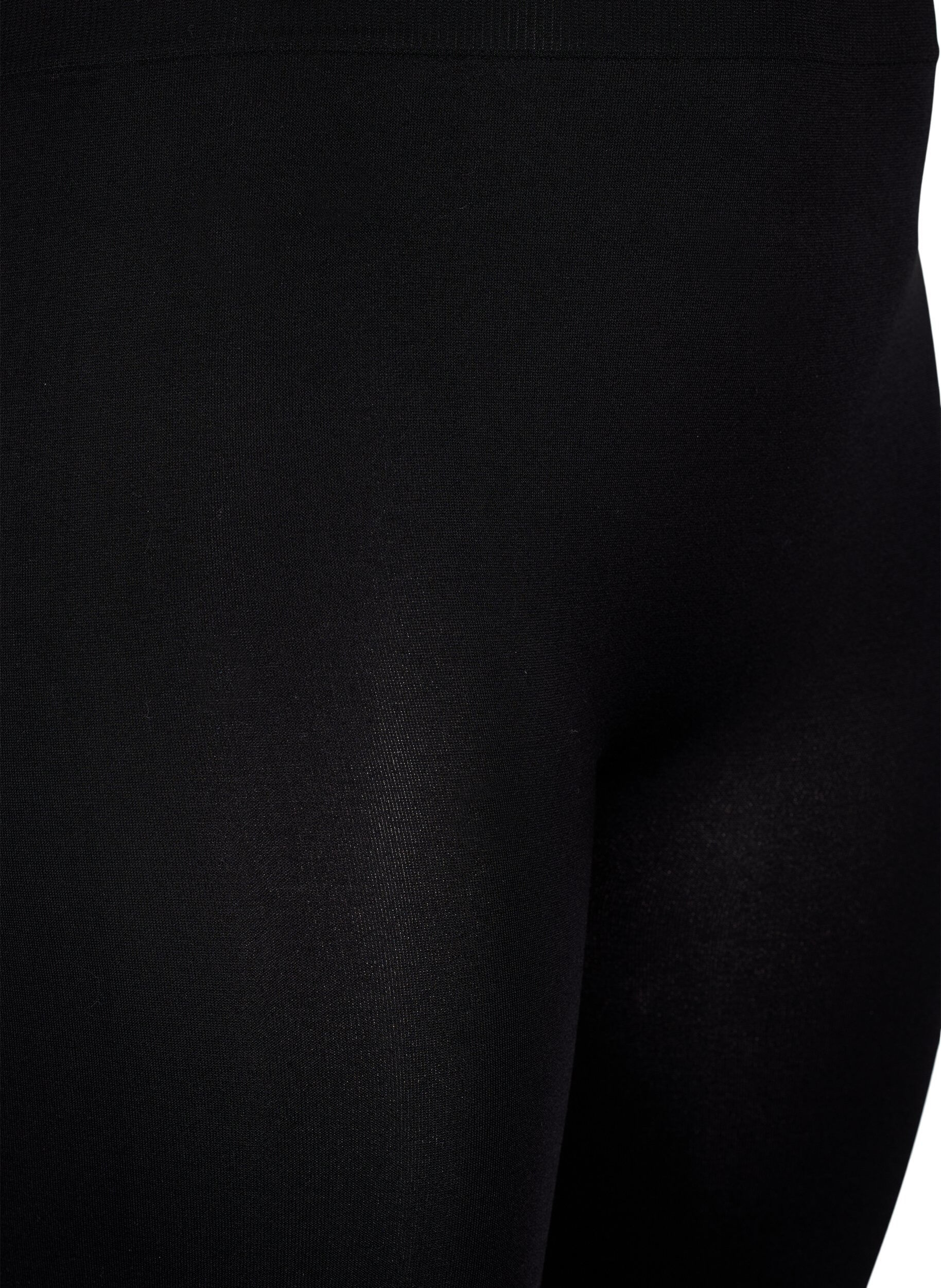 Zizzi 2-pak seamless cykelshorts, Black, Packshot image number 2