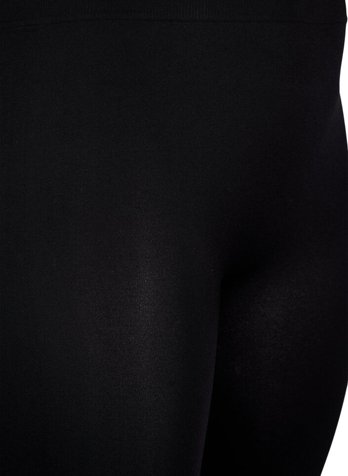2-pak seamless cykelshorts, Black, Packshot image number 2