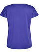 L&oslash;s tr&aelig;nings t-shirt med v-hals, Lilla, Packshot image number 1